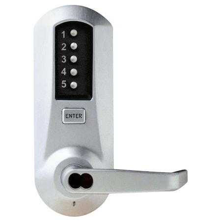 DORMAKABA Cylindrical Combination Lever Lock, Interior Combination Change, DOD, 2-3/4-in Backset, 3/4-in Throw 5035BWL-26D-41